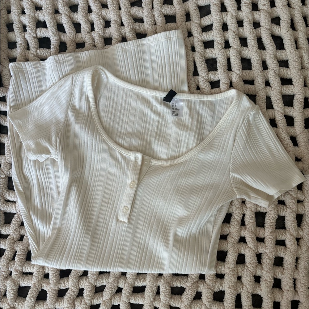 White mid thigh dress